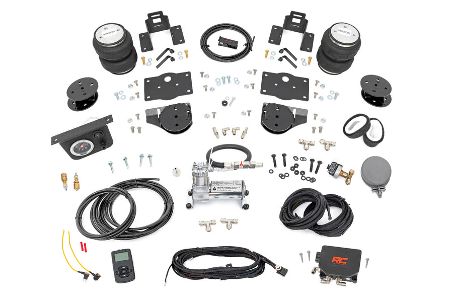 Rough Country - Air Spring Kit W/compressor - Wireless Controller - 4 Inch Lift Kit - Ram 1500 (19-25)