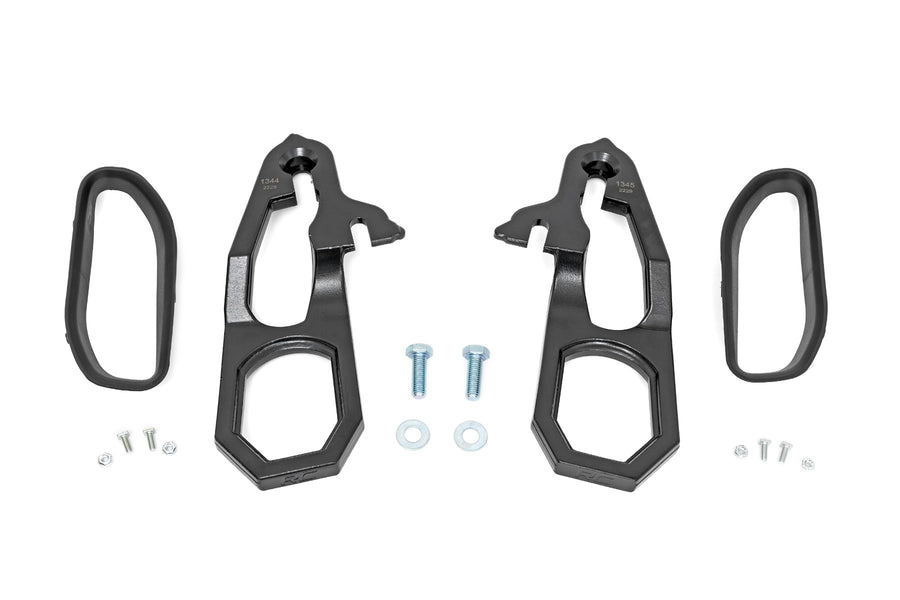 Rough Country - Tow Hook Brackets & Bezel Combo - Ram 1500 2WD/4WD (2019-2021)