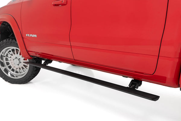 Rough Country - Power Running Boards - Dual Electric Motor - Crew Cab - Ram 1500 (19-25)/1500 TRX (21-24)