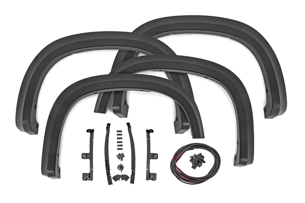 Rough Country - Fender Flares - Sport - GJI Shadow Gray - Chevy Silverado 1500 2WD/4WD (2019-2025 & Classic)