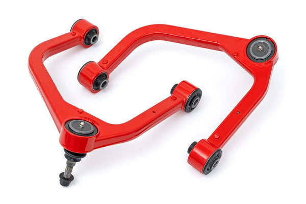Rough Country - Red Forged Upper Control Arms - 3.5 Inch Lift - Chevy/GMC Sierra/Silverado 1500 (19-25)