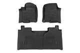 Rough Country - Sure-Fit Floor Mats - FR & RR - FR Bucket - Crew - Chevy/GMC 1500/2500HD/3500HD (19-25 & Classic)