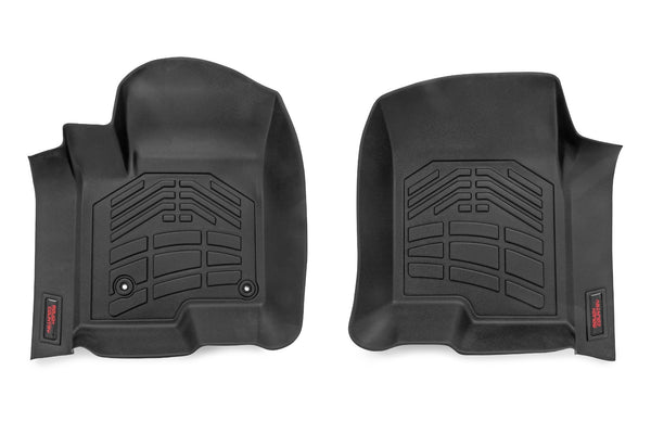Rough Country - Floor Mats - FR Bucket - Crew - Chevy/GMC 1500/2500HD/3500HD (19-25 & Classic)