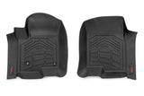 Rough Country - Sure-Fit Floor Mats - FR & RR - FR Bucket - Crew - Chevy/GMC 1500/2500HD/3500HD (19-25 & Classic)