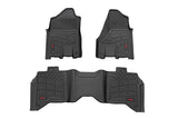 Rough Country - Sure-Fit Floor Mats - Front & Rear - Crew - Ram 2500/3500 2WD/4WD (2019-2025)