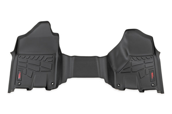 Rough Country - Sure-Fit Floor Mats - Front Over Hump - Crew - Ram 2500/3500 2WD/4WD (19-25)