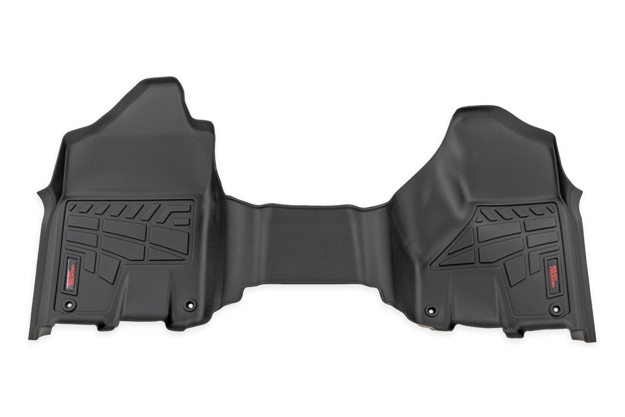 Rough Country - Sure-Fit Floor Mats - Front Over Hump - Crew - Ram 2500/3500 2WD/4WD (19-25)