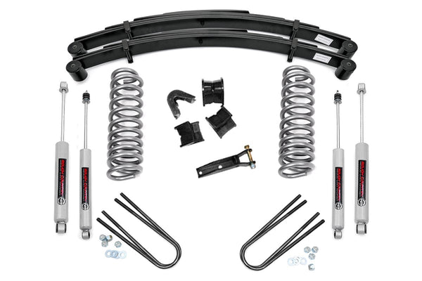 Rough Country - 4 Inch Lift Kit - Rear Springs - Ford Bronco 4WD (1978-1979)