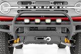 Rough Country - Nudge Bar - 3 Inch Wide Angle Led (x4) - Oe Modular Steel - Ford Bronco (21-25)