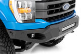 Rough Country - High Clearance Front Bumper - LED Lights & Skid Plate - Ford F-150 (21-23)