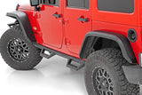Rough Country - High Clearance LED Flat Fender Flare Kit - UV Treated - Jeep Wrangler JK (07-18)