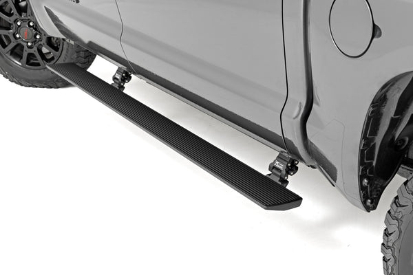 Rough Country - Power Running Boards - Dual Electric Motor - Double Cab - Toyota Tundra (07-21)
