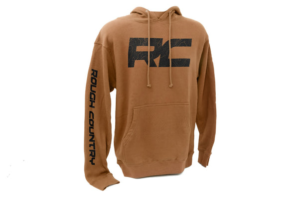 Rough Country - Rough Country Hoodie - RC Topographical Sleeve - Saddle - MD