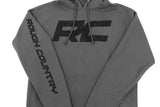 Rough Country - Rough Country Hoodie - RC Topographical Sleeve - Charcoal - LG