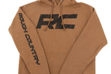 Rough Country - Rough Country Hoodie - RC Topographical Sleeve - Saddle - 2XL