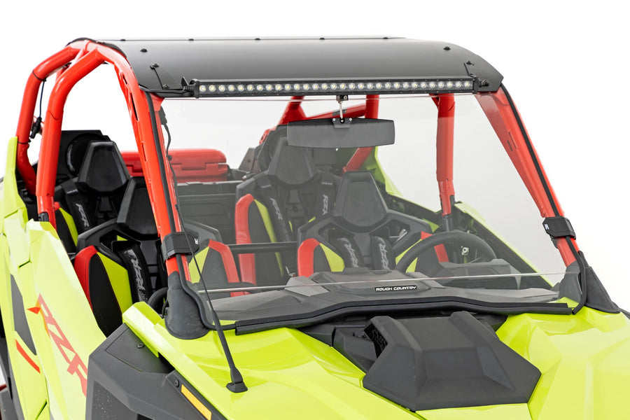 Rough Country - Full Windshield - Scratch Resistant - Polaris RZR Turbo R 4
