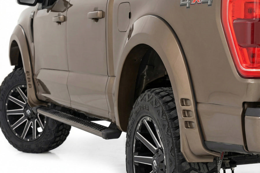 Rough Country - Fender Flares - SF1 - LJ Darkened Bronze - Ford F-150 2WD/4WD (2021-2026) - F-F320210A-LJ