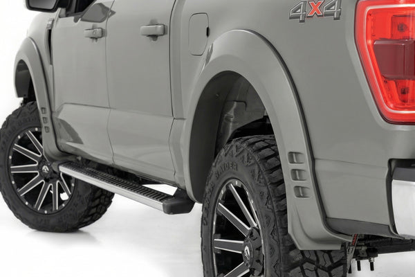Rough Country - Fender Flares - SF1 - T9 Marsh Gray - Ford F-150 2WD/4WD (2021-2026) - F-F320210A-T9