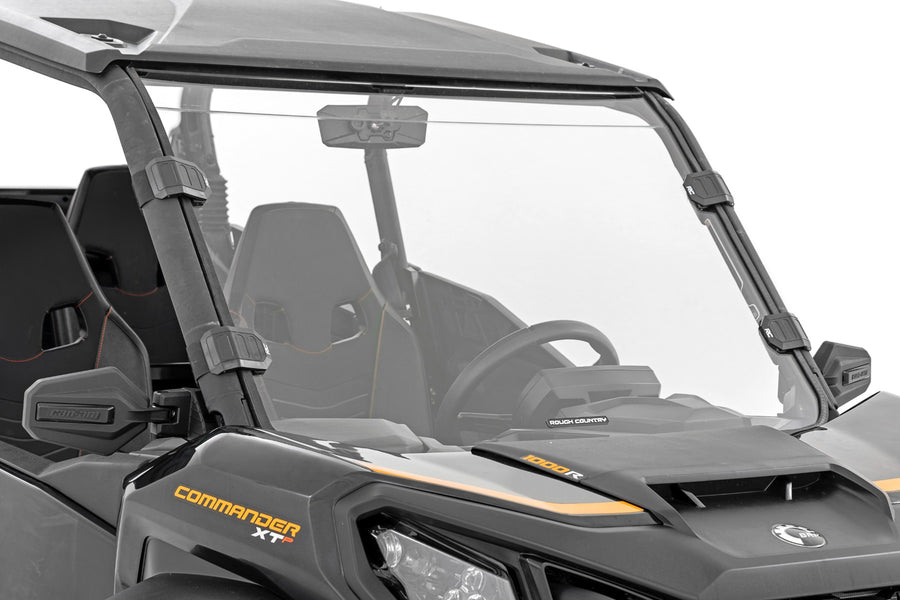 Rough Country - Full Windshield - Scratch Resistant - Can-Am Commander 1000R