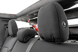 Rough Country - Seat Covers - Bucket Seats -W/Fold Down RR Armrest -FR & RR - 4DR - Ford Bronco (21-25)