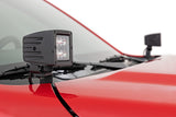 Rough Country - LED Light Kit - Ditch Mount - 2 In. Black Pair - Amber DRL - Nissan Frontier (22-25)