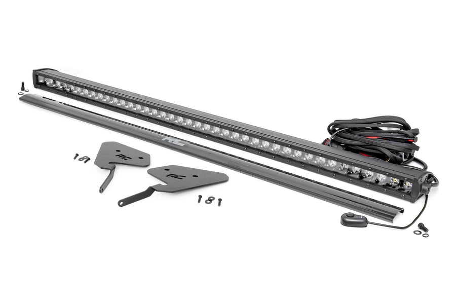 Rough Country - LED Light Kit - 30 Inch - Black Series - Front Mount - Polaris RZR Turbo S4