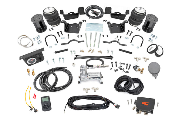 Rough Country - Air Spring Kit W/compressor - Wireless Controller - 7 Inch Lift Kit - Chevy/GMC 2500HD/3500HD (20-25