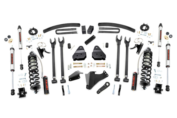 Rough Country - 6 Inch Lift Kit - Diesel - 4 Link - C/O V2 - Ford F-250/F-350 Super Duty (05-07)