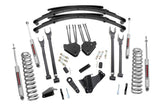 Rough Country - 6 Inch Lift Kit - Diesel - 4 Link - RR Spring - Ford F-250/F-350 Super Duty (05-07)