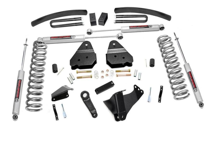 Rough Country - 6 Inch Lift Kit - Gas - Ford F-250/F-350 Super Duty 4WD (2005-2007)