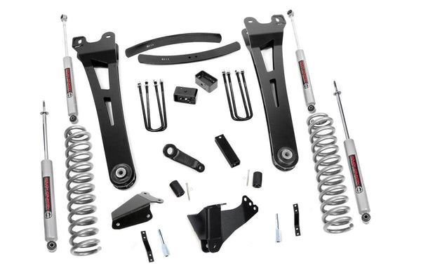Rough Country - 6 Inch Lift Kit - Gas - Radius Arm - Ford F-250/F-350 Super Duty 4WD (05-07)