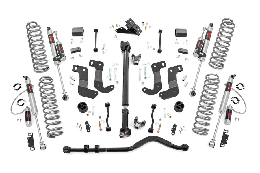 Rough Country - 3.5 Inch Lift Kit - C/A Drop - FR D/S - M1R - Jeep Wrangler Unlimited 4WD (24-25)