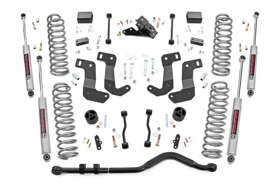 Rough Country - 3.5 Inch Lift Kit - C/A Drop - 4-Door - Jeep Wrangler JL 4WD (2021-2023)