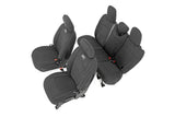 Rough Country - Seat Covers - Front And Rear - Jeep Wrangler Unlimited 4WD (2018-2025)