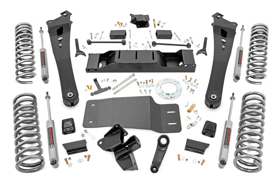 Rough Country - 5 Inch Lift Kit - Dual Rate Coils - Non-AISIN - Ram 2500 4WD (2019-2024)