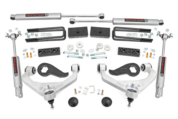 Rough Country - 3 Inch Lift Kit - W/ Overloads - Chevy/GMC 2500HD/3500HD (20-25)