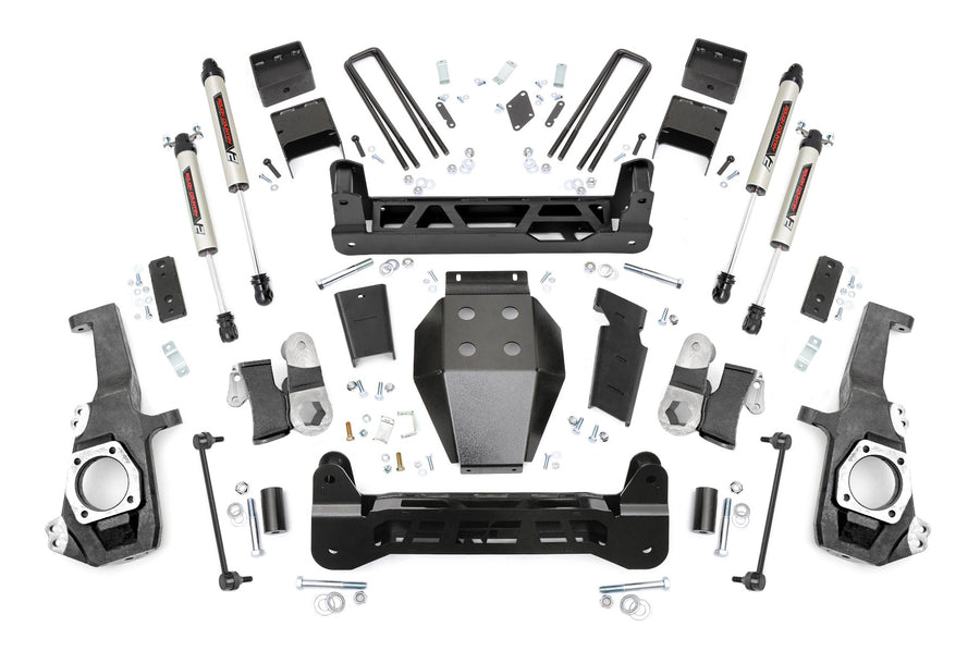 Rough Country - 5 Inch Lift Kit - NTD - V2 - W/ Overloads - Chevy/GMC 2500HD/3500HD (20-25)
