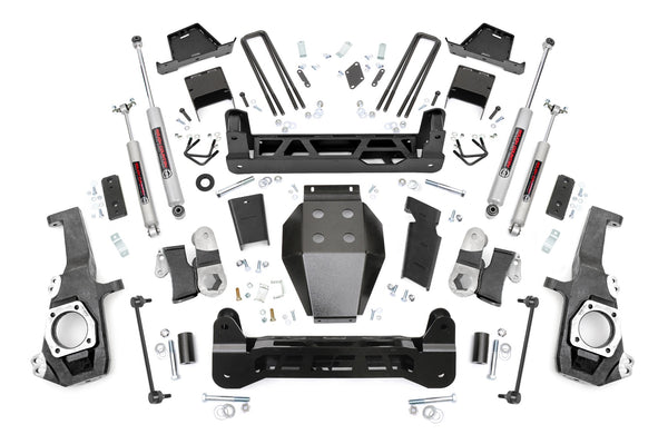Rough Country - 7 Inch Lift Kit - NTD - Chevy/GMC 2500HD/3500HD 4WD (20-25)