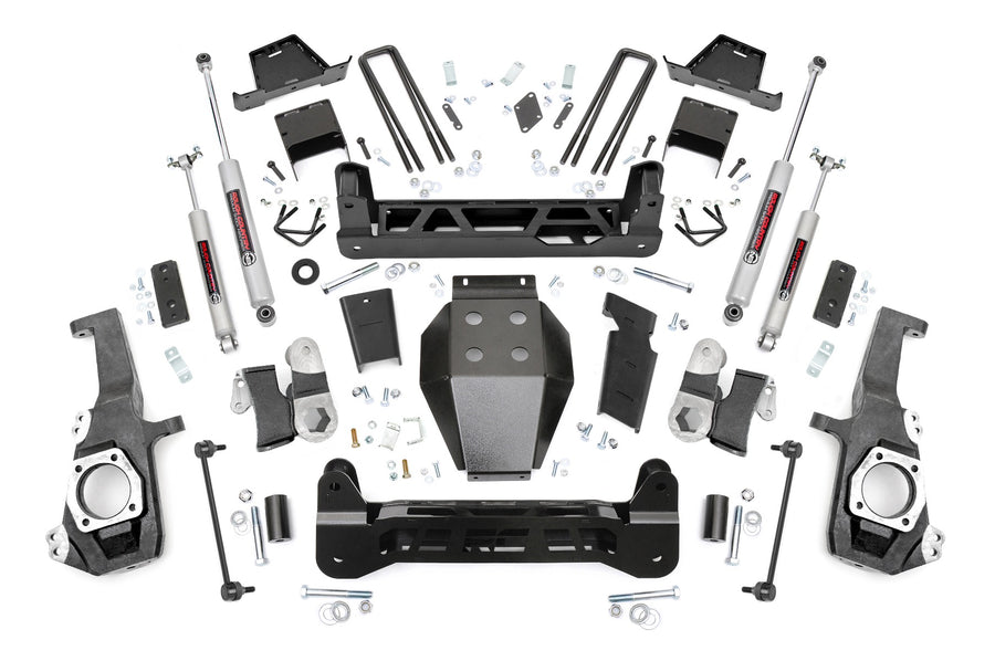 Rough Country - 7 Inch Lift Kit - NTD - Chevy/GMC 2500HD/3500HD 4WD (20-25)