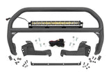 Rough Country - Nudge Bar - 20 Inch Chrome Single Row LED - Ford Bronco Sport 4WD (2021-2025)