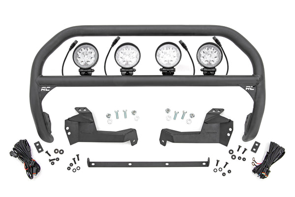 Rough Country - Nudge Bar - 4 Inch Round Led (x4) - Ford Bronco Sport 4WD (2021-2025)