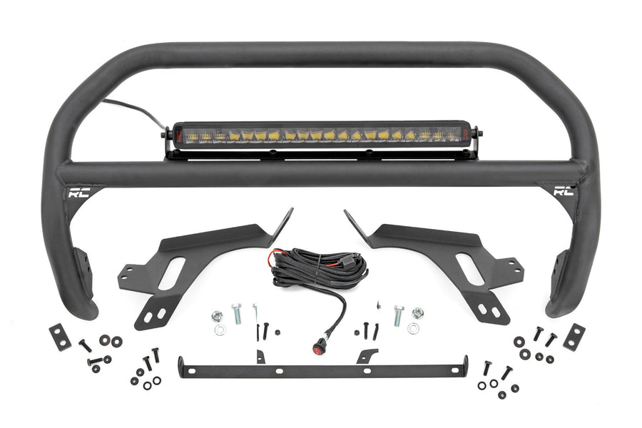 Rough Country - Nudge Bar - W/ Tow Hooks - Spectrum Series LED - Ford Bronco Sport 4WD (21-24) - 51157