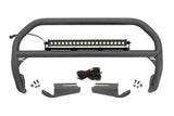 Rough Country - Nudge Bar - 20 Inch Black Single Row LED - OE Modular Steel - - Ford Bronco (21-25)