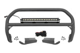 Rough Country - Nudge Bar - 20 Inch BLK DRL Single Row LED - OE Modular Steel - Ford Bronco (21-25)