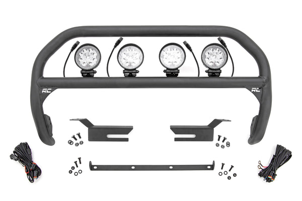 Rough Country - Nudge Bar - 4 Inch Round Led (x4) - Ford Bronco 4WD (2021-2025)