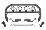 Rough Country - Nudge Bar - 4 Inch Round Led (x4) - OE Modular Steel - Ford Bronco 4WD (21-25)