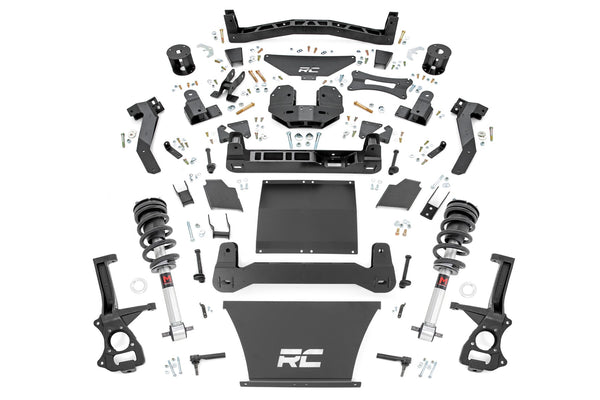 Rough Country - 6 Inch Lift Kit - M1 Struts - Chevy/GMC SUV 1500 4WD (2021-2024)