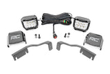 Rough Country - LED Light Kit - Ditch Mount - 3 In. OSRAM - Wide - Nissan Frontier (22-25)