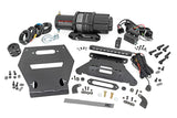 Rough Country - LED Light - Winch Mount - RS4500S - 10 In. Black Slimline - Polaris RZR Pro R