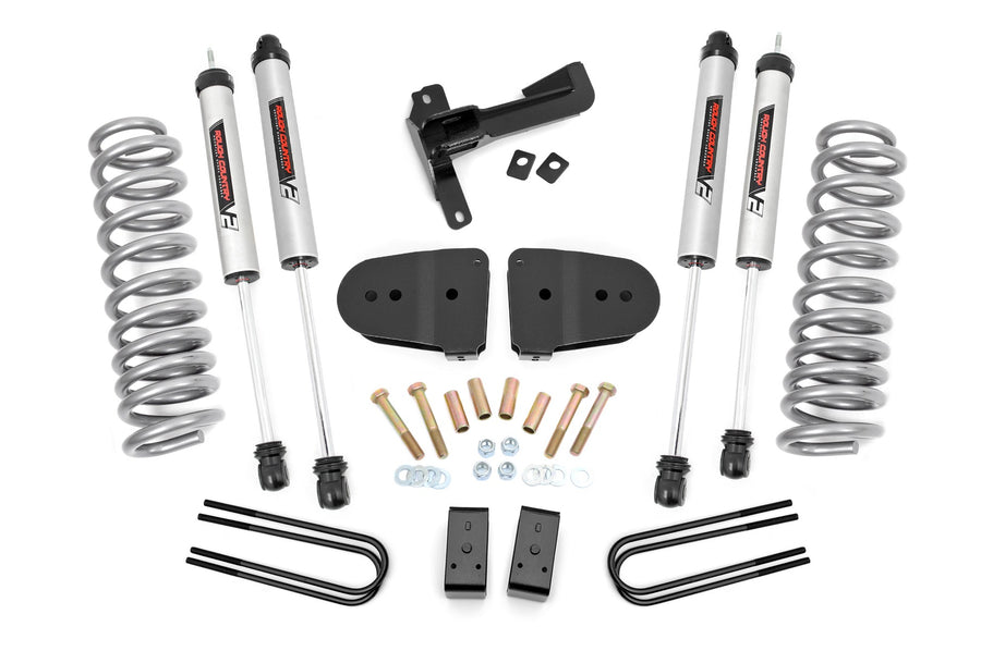 Rough Country - 3 Inch Lift Kit - V2 - Front Diesel Coils - Ford F-250 Super Duty 4WD (23-24)